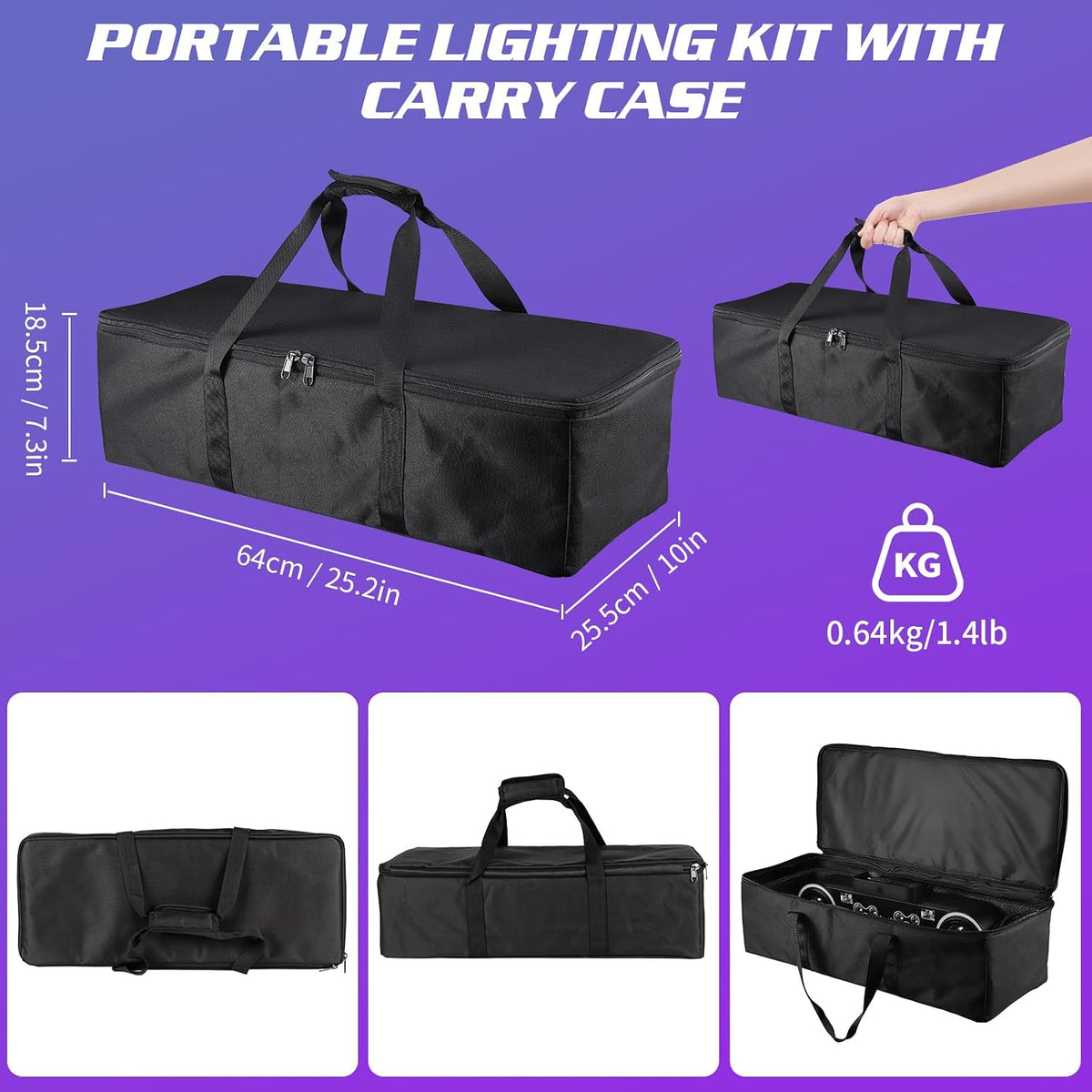7-in-1 DJ Party Light Bar with Stand