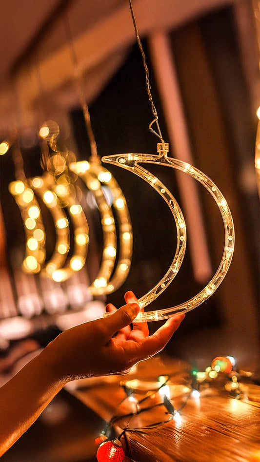 Moon & Star String Fairy Light