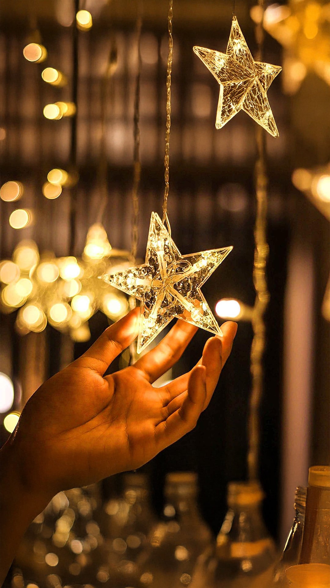 Moon & Star String Fairy Light