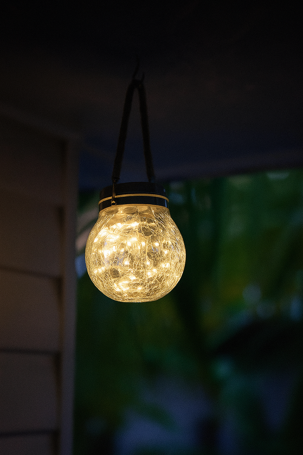 Solar LED Cracked Jar Light