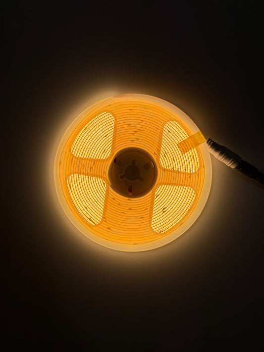 COB LED Strip Light – 5M | Warm White (3000K)