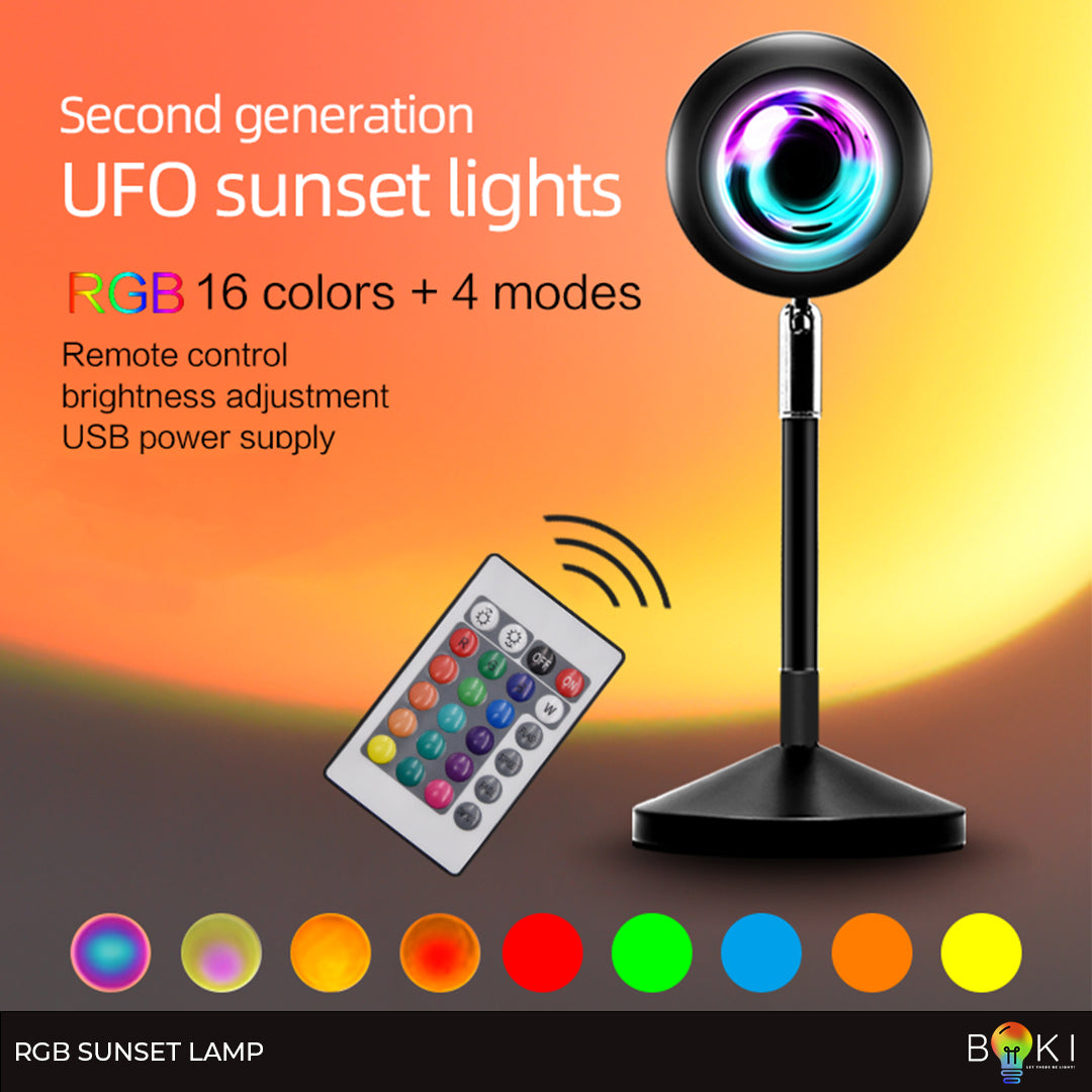 App Remote Control LED Lamp Sunset Lamp Night Light Sunset
