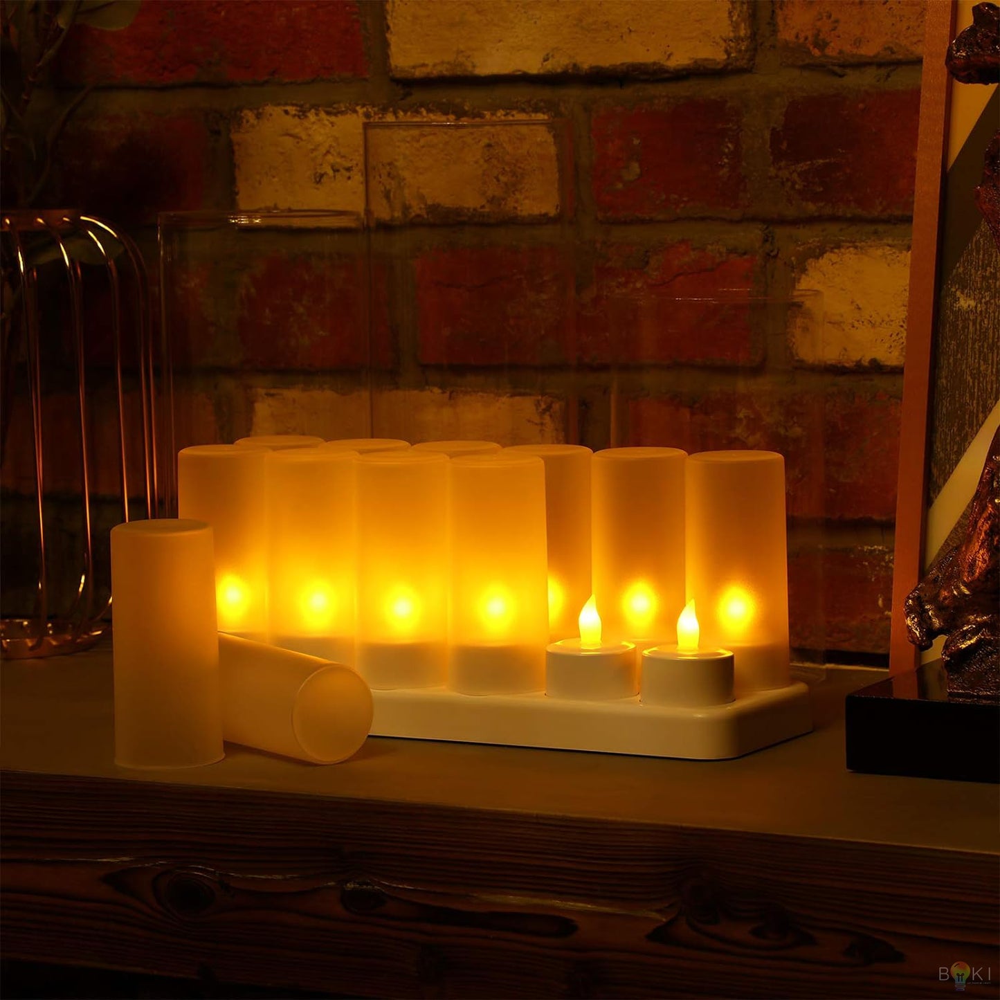 Rechargeable Tealight Candles (12PCs)