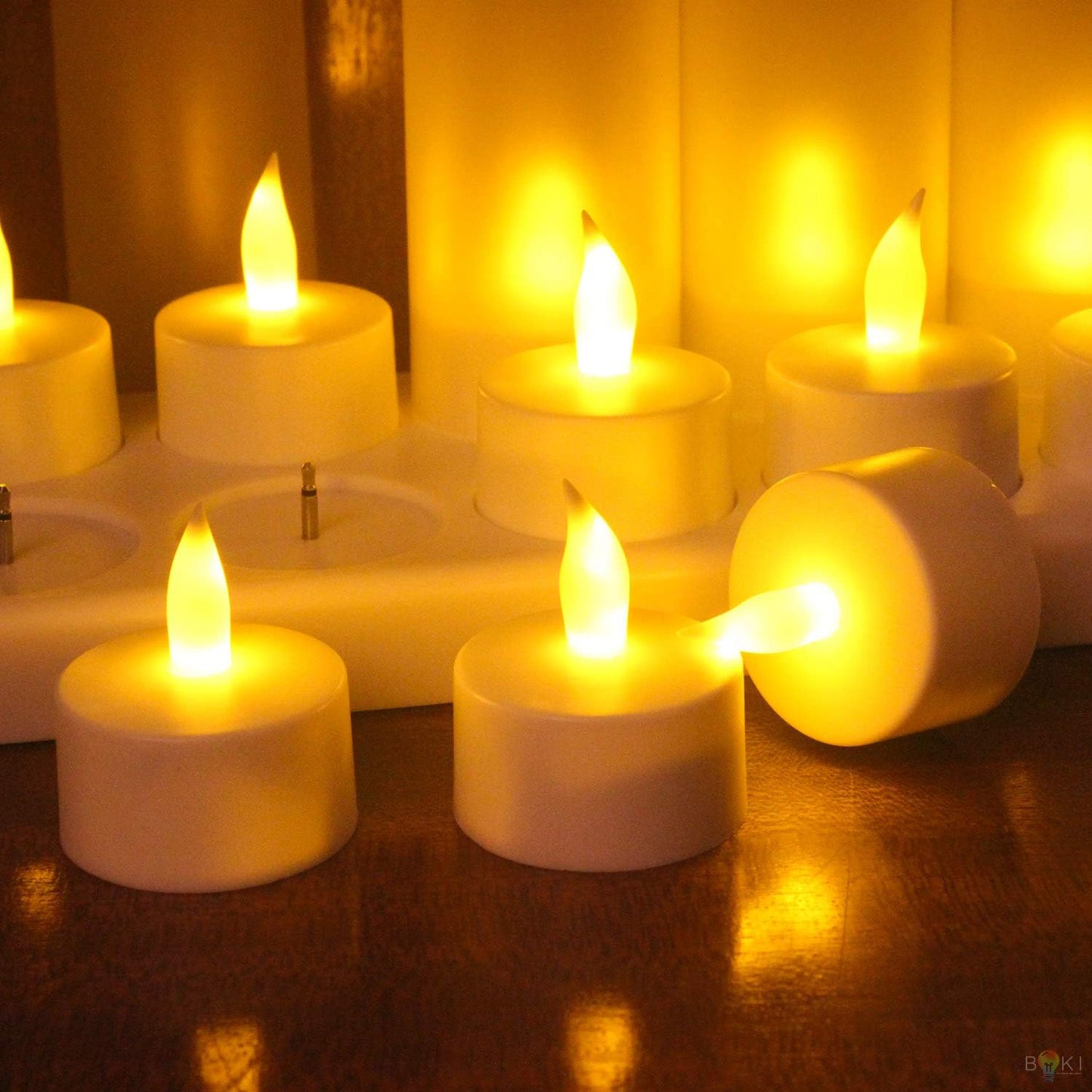 Rechargeable Tealight Candles (12PCs)