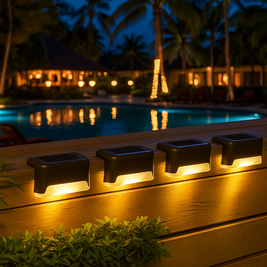 Solar LED Fence Lights (16 pcs)