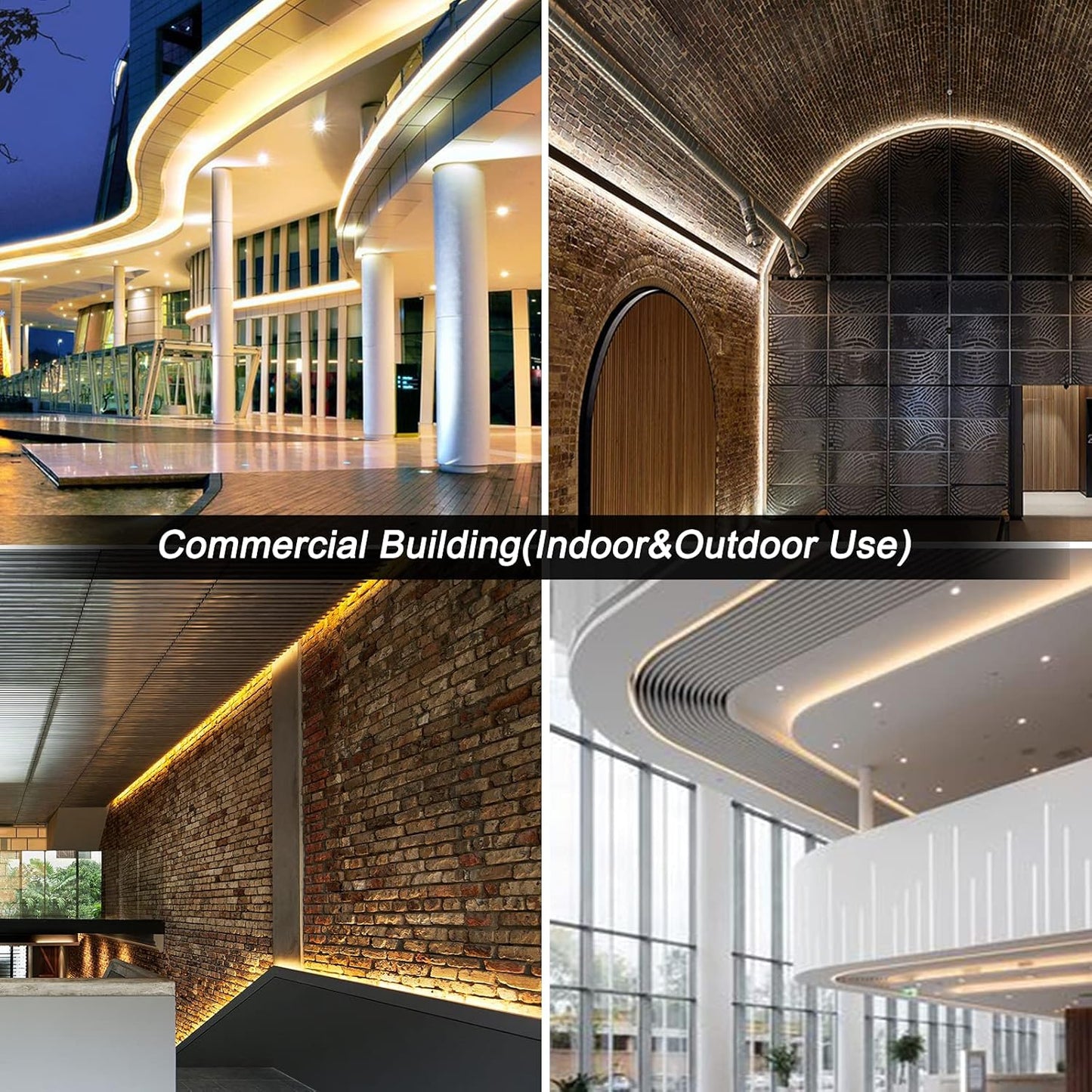 Warm White Flat Rope LED Light (50M)