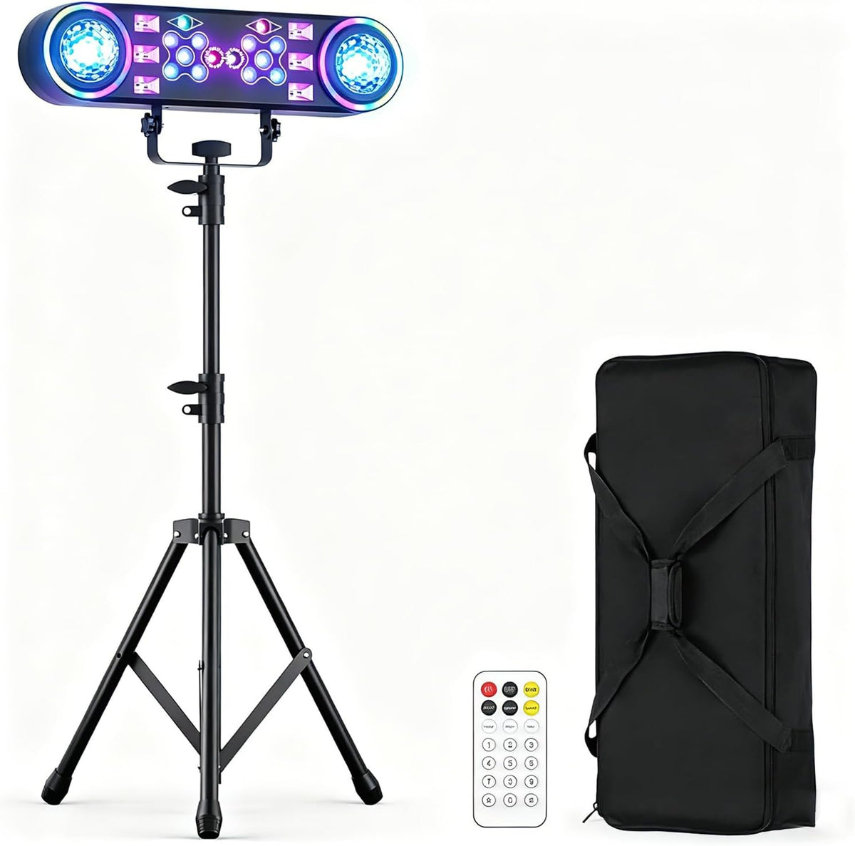 7-in-1 DJ Party Light Bar with Stand