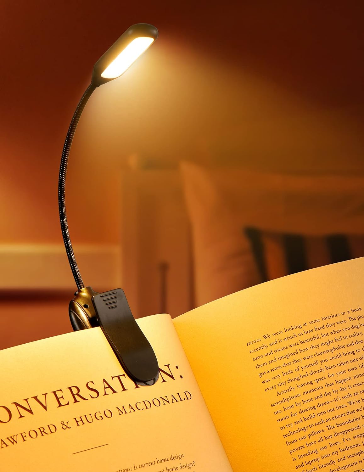 Rechargeable Clip-On Reading Light