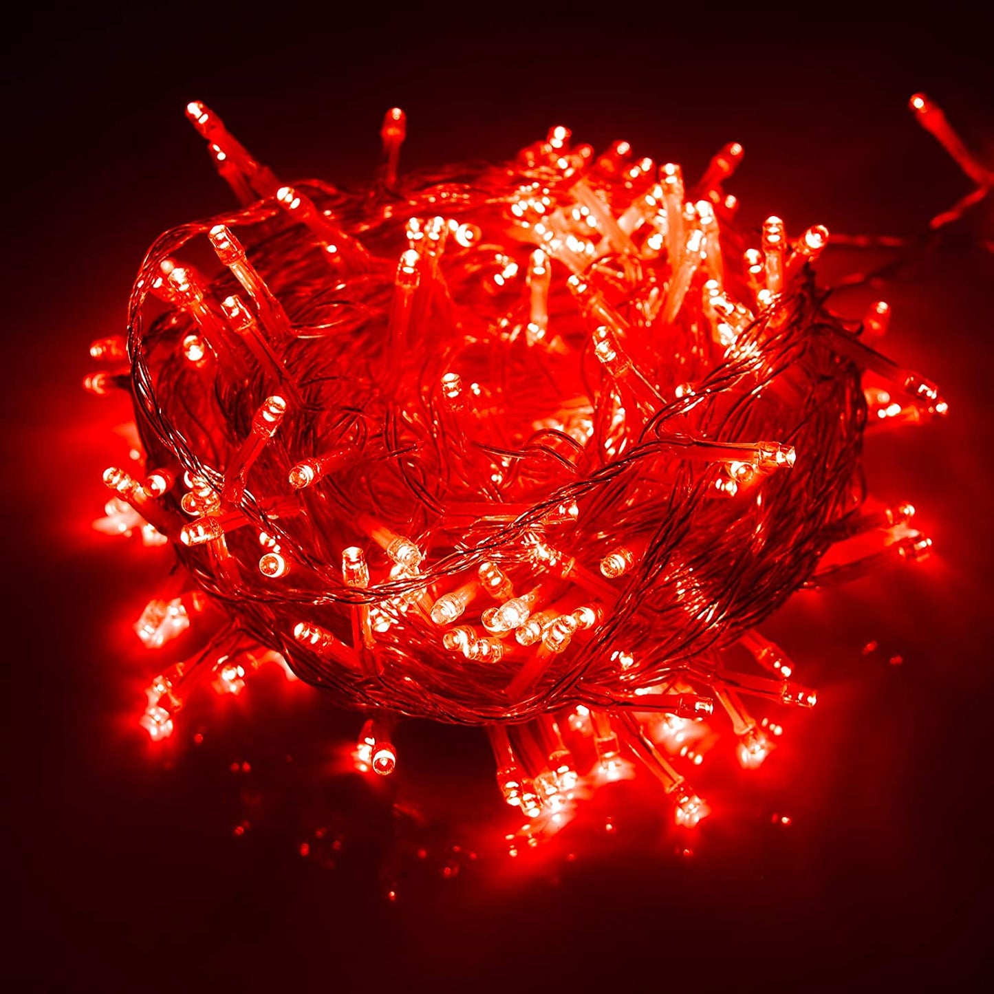 Red String Fairy Light (Clear Wire)