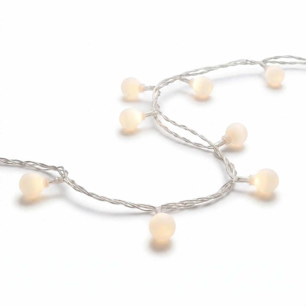 10M Mini Bulb Fairy Lights – Warm White (Extendable)