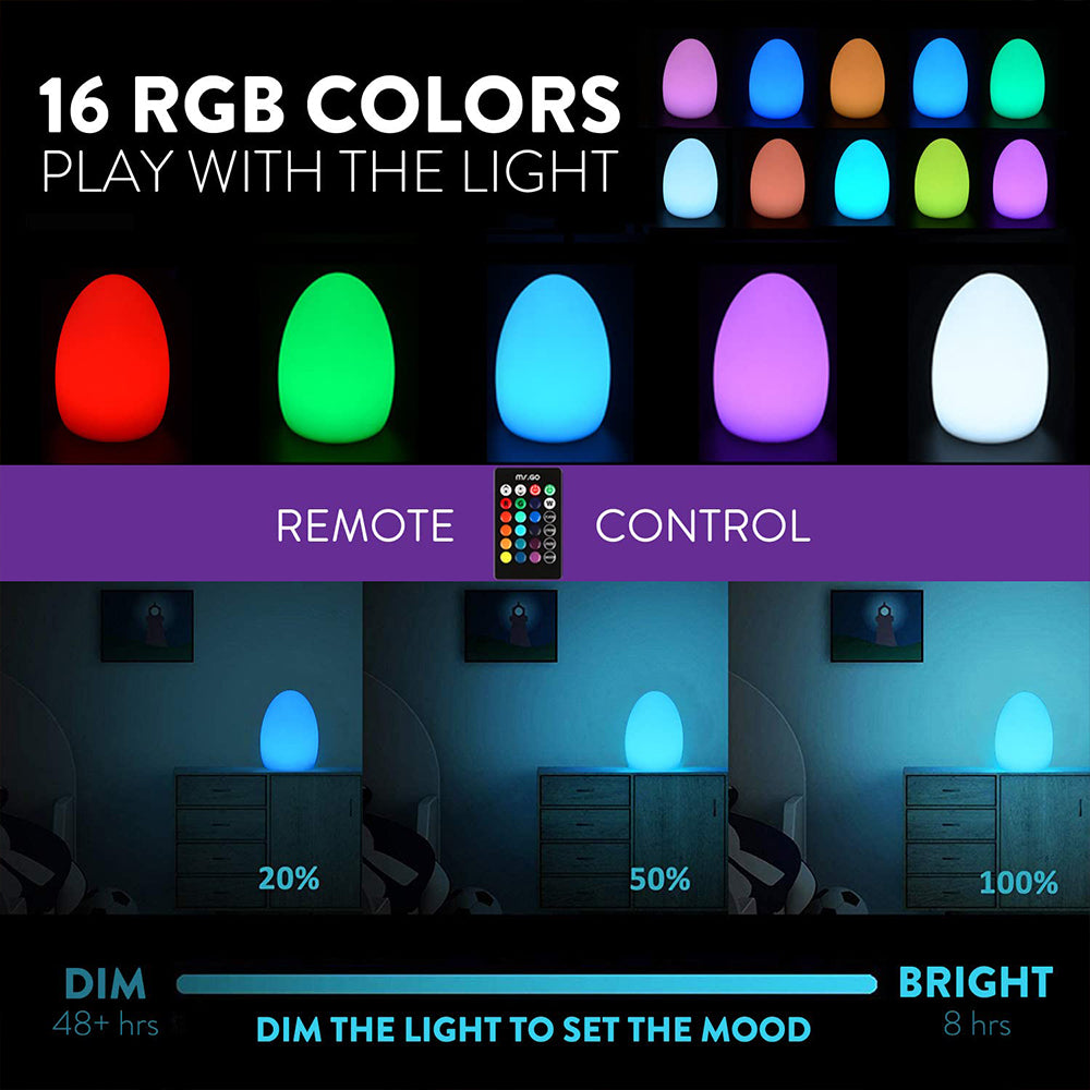 Rechargable RGB EGG Lamp