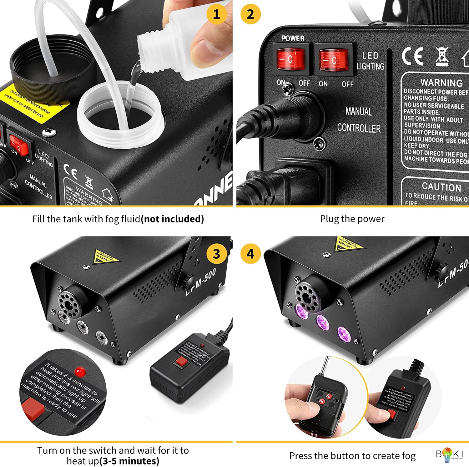 RGB Fog Machine – Boki Maldives