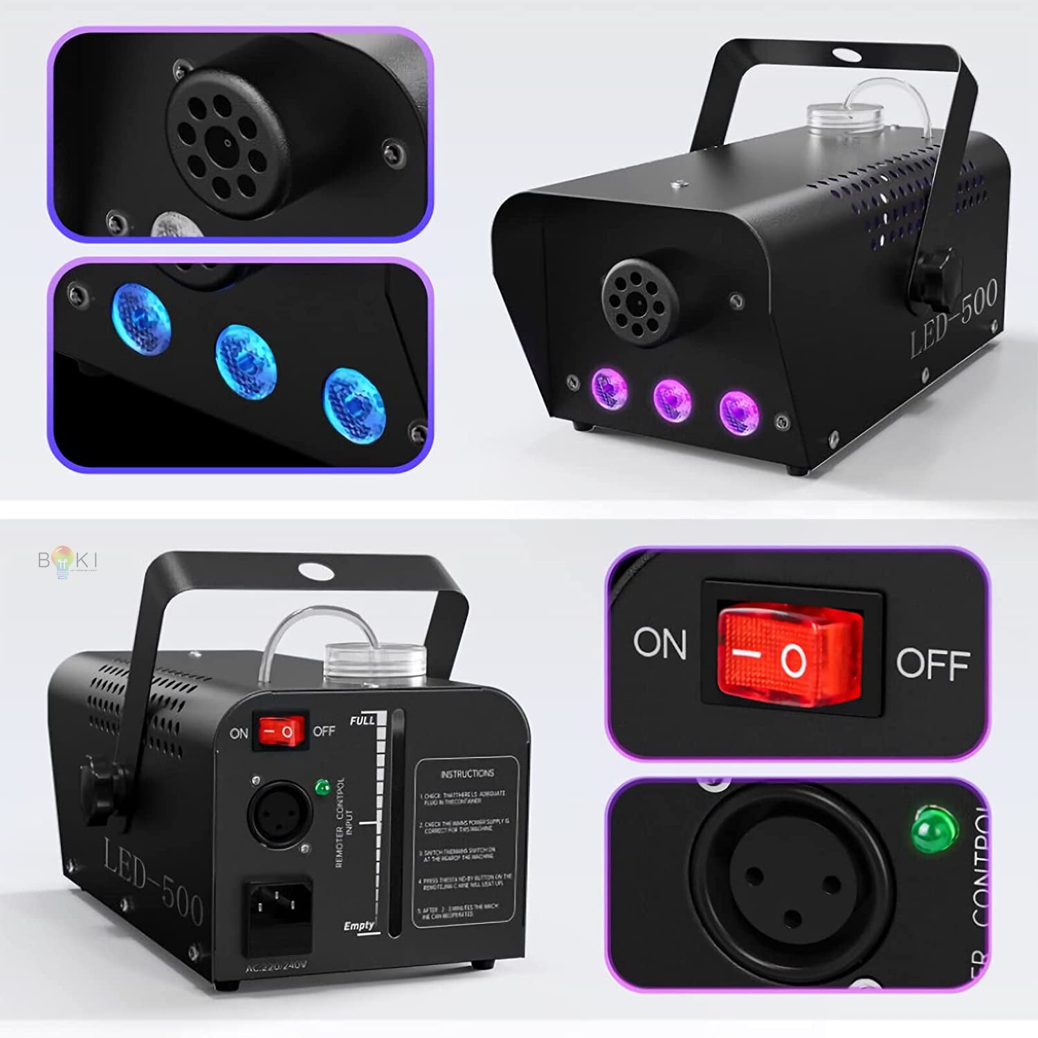RGB Fog Machine – Boki Maldives
