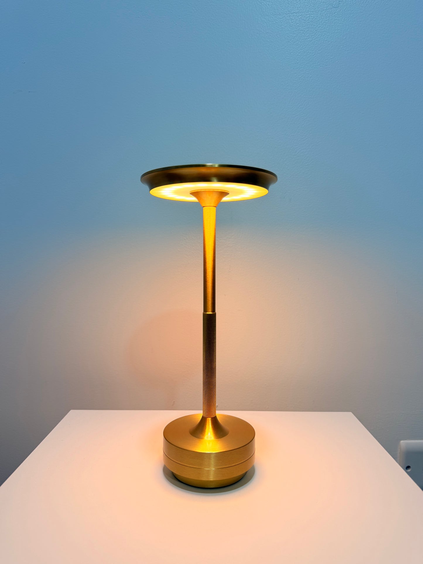 Halo Gold Rechargeable Table Lamp
