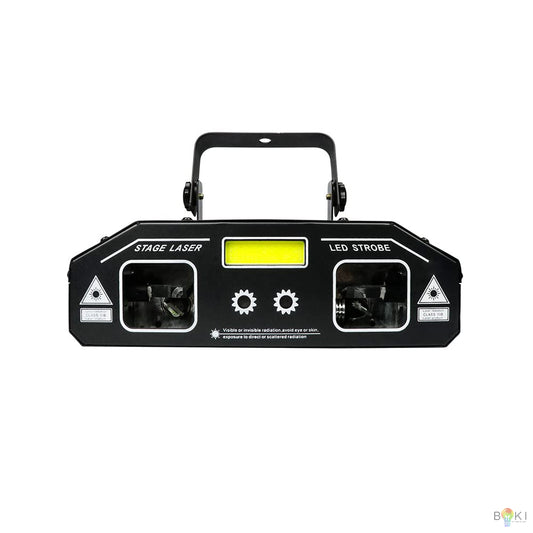 Dual Head Beam Scanner Light With Strobe