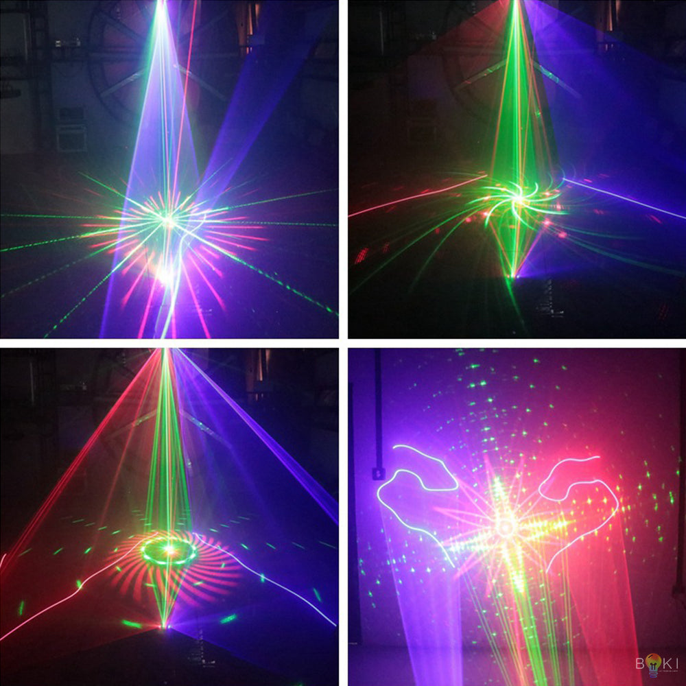 Dual Head Beam Scanner Light With Strobe