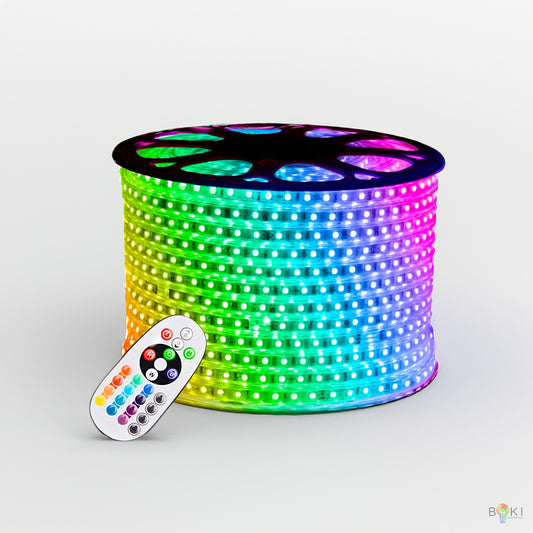 RGB LED Flat Rope Light (328ft)