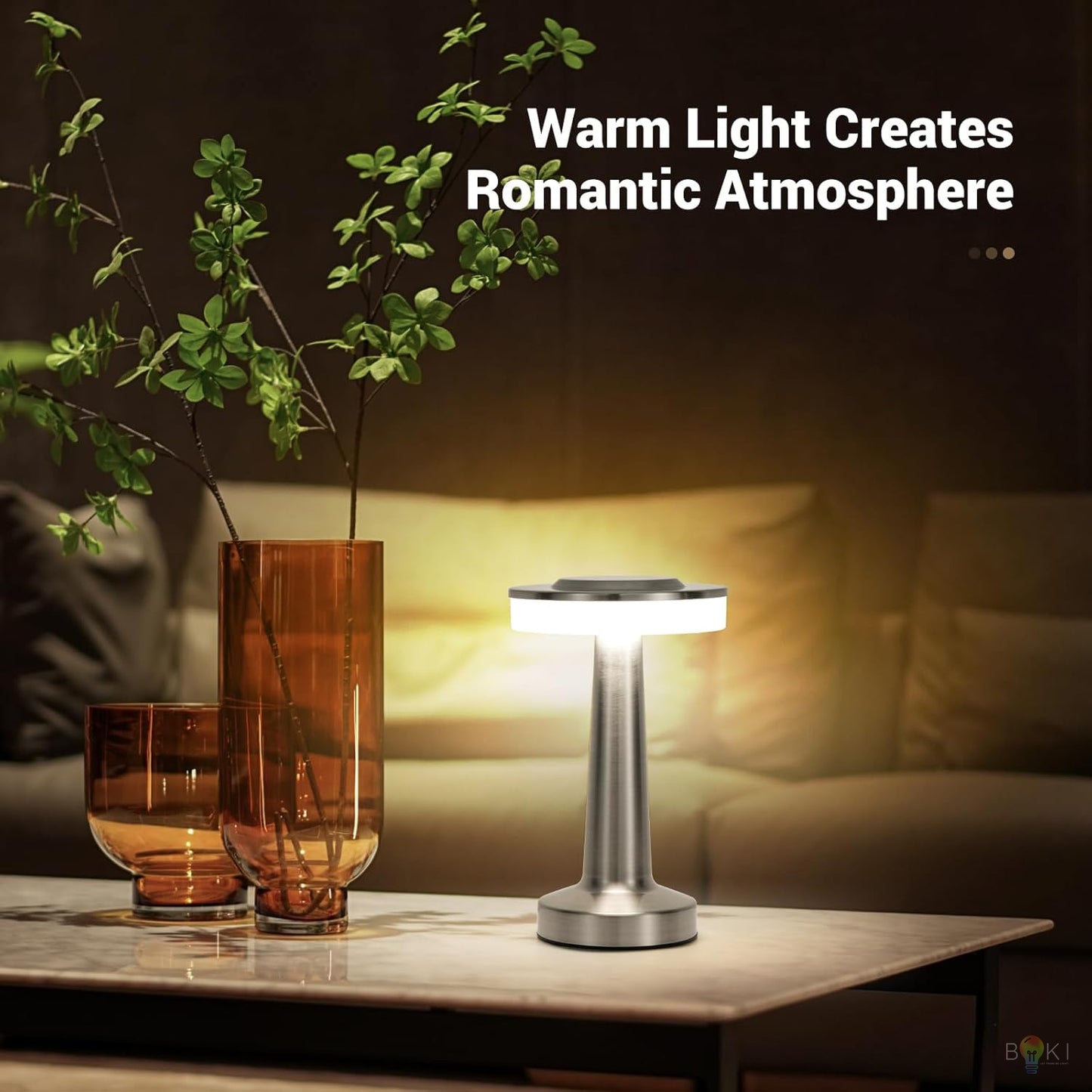 Modern Rechargeable Table Touch Lamp