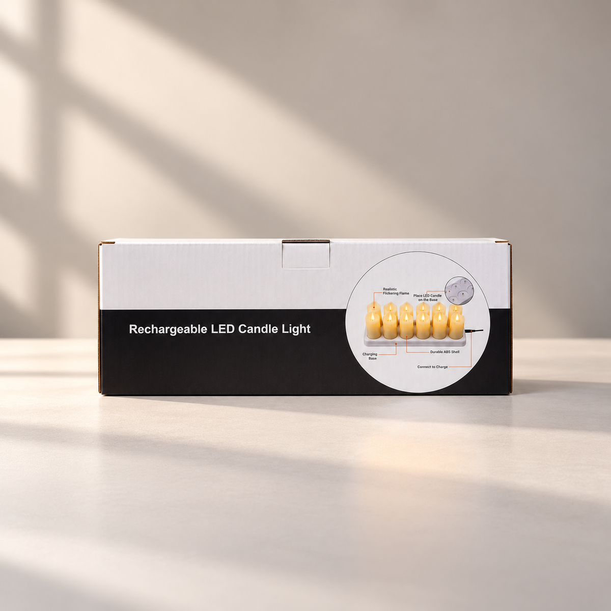 Rechargeable Tealight Candles (12PCs)