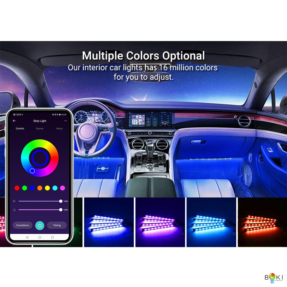 RGB Car Interior Strip Lights