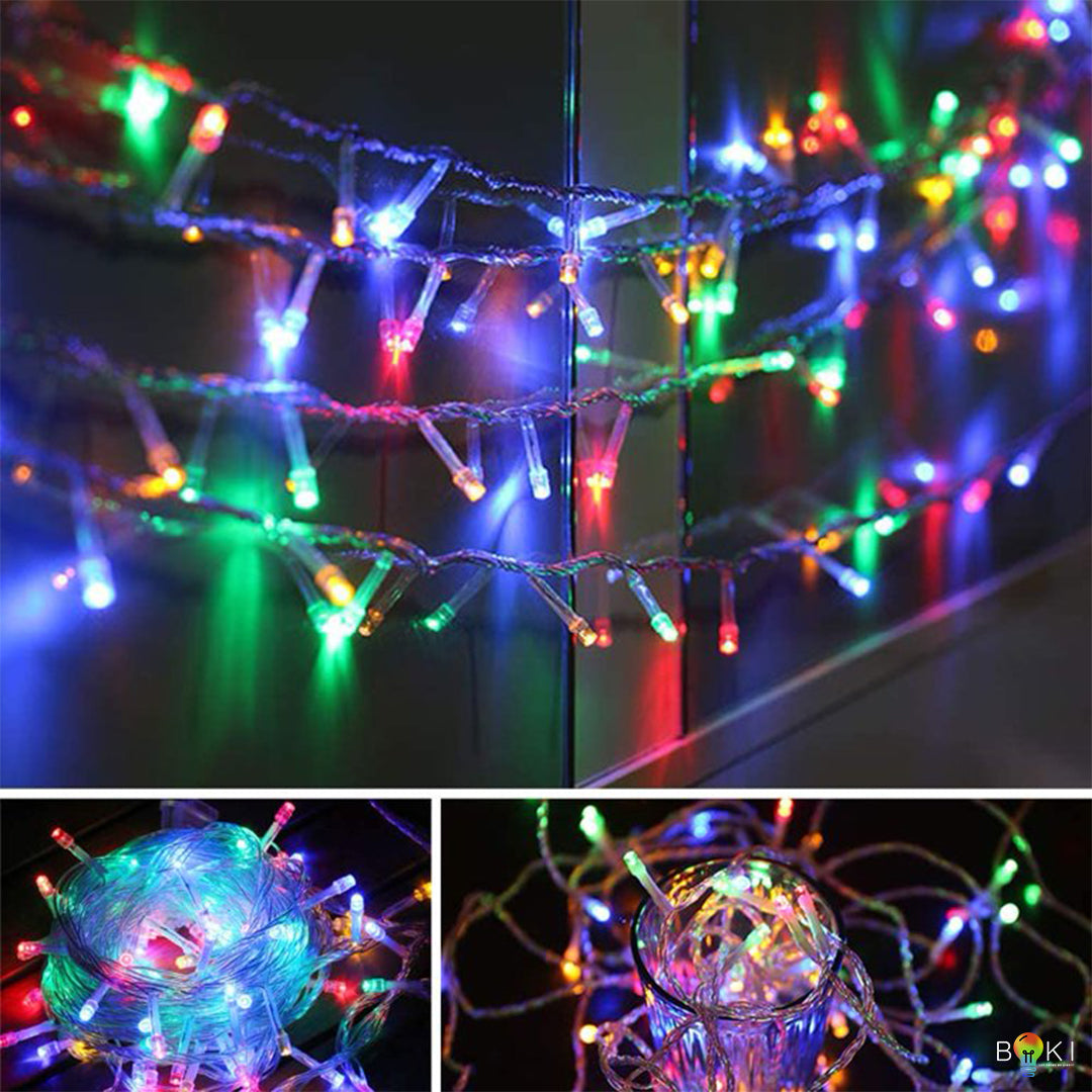 Multicolor String Fairy Light (Transparent Wire)