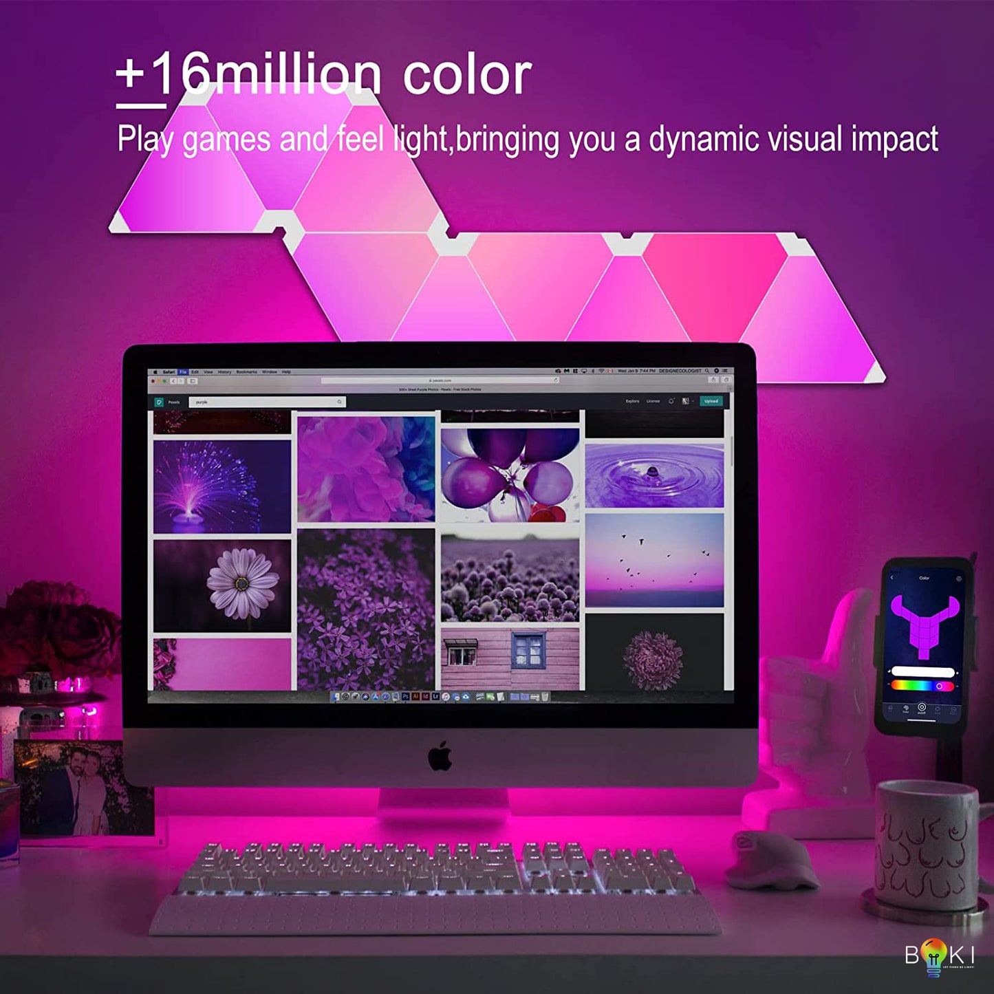 Smart Triangle Light Panels – Boki Maldives