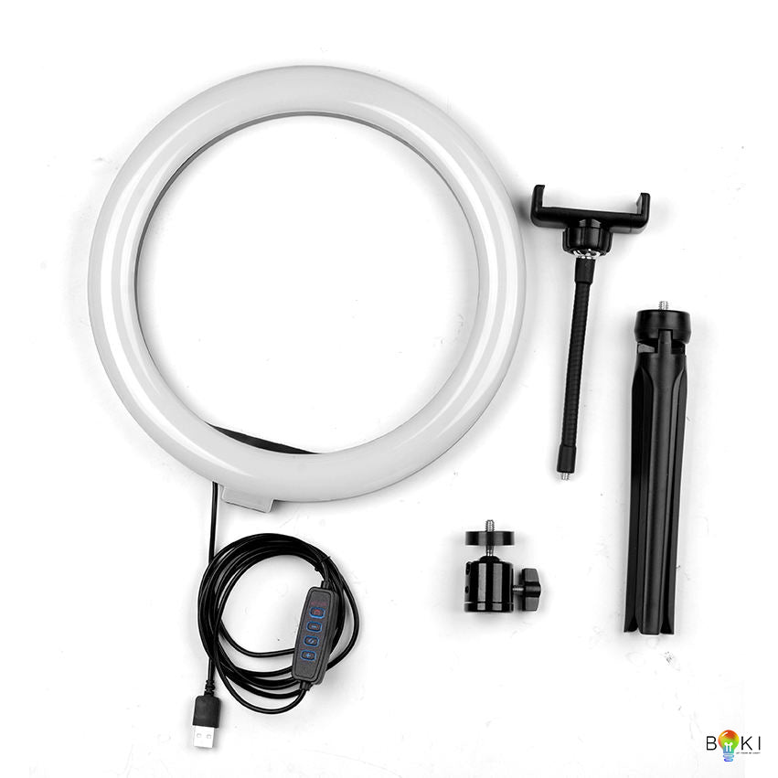 RGB LED Ring Light with Phone Mount – Boki Maldives