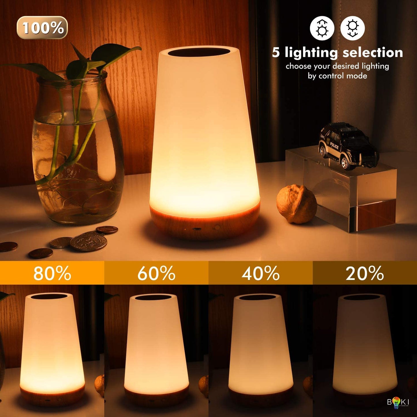 RGBW Touch Lamp