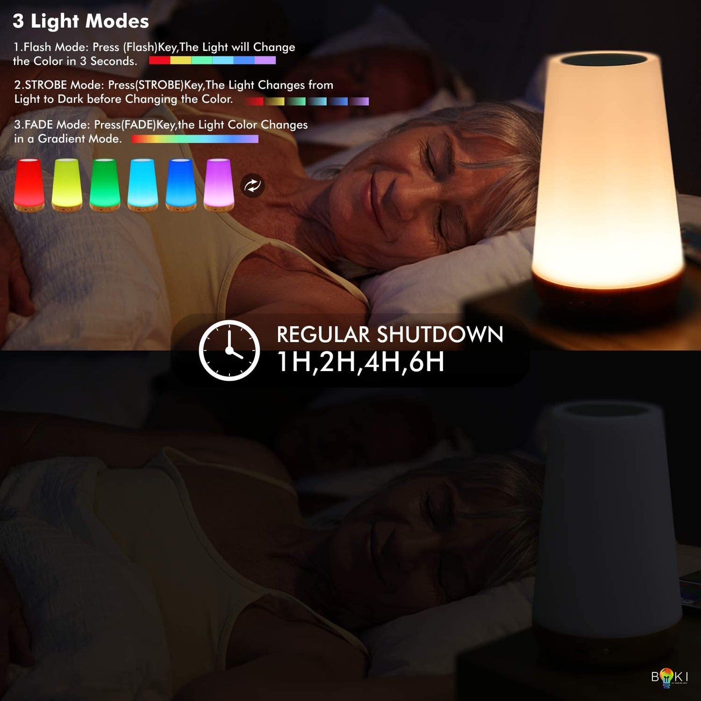 RGBW Touch Lamp